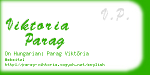viktoria parag business card